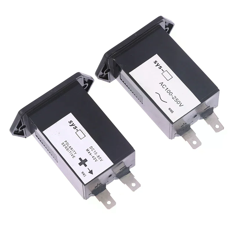 

【Новинка】6-значный измеритель часов переменного тока, 10–250 В переменного тока, 10-80 В постоянного тока, полный герметичный кварцевый счетчик таймера SYS-1