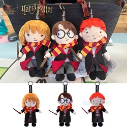 17cm Harry Potter Academy Series Plush Doll Pendant Toys Cute Backpacks Keychain Doll Pendant Anime Peripherals Bag Decoration