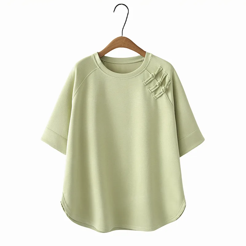 

Летний топ, 100 кг, повседневные темпераментные новые стильные футболки с короткими рукавами, женская футболка 878