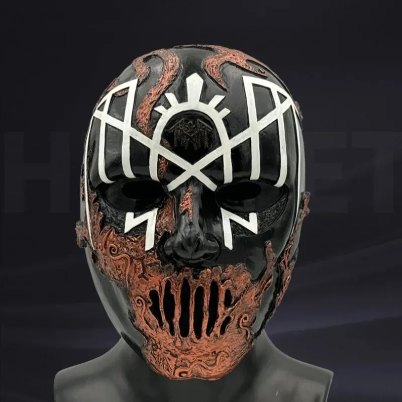 2025 aaa 록 밴드 잠자는 기타리스트 레진 럭셔리 코스프레 페이스 마스크 성인 남성용 할로윈 의상 가면 무도회 카니발 파티