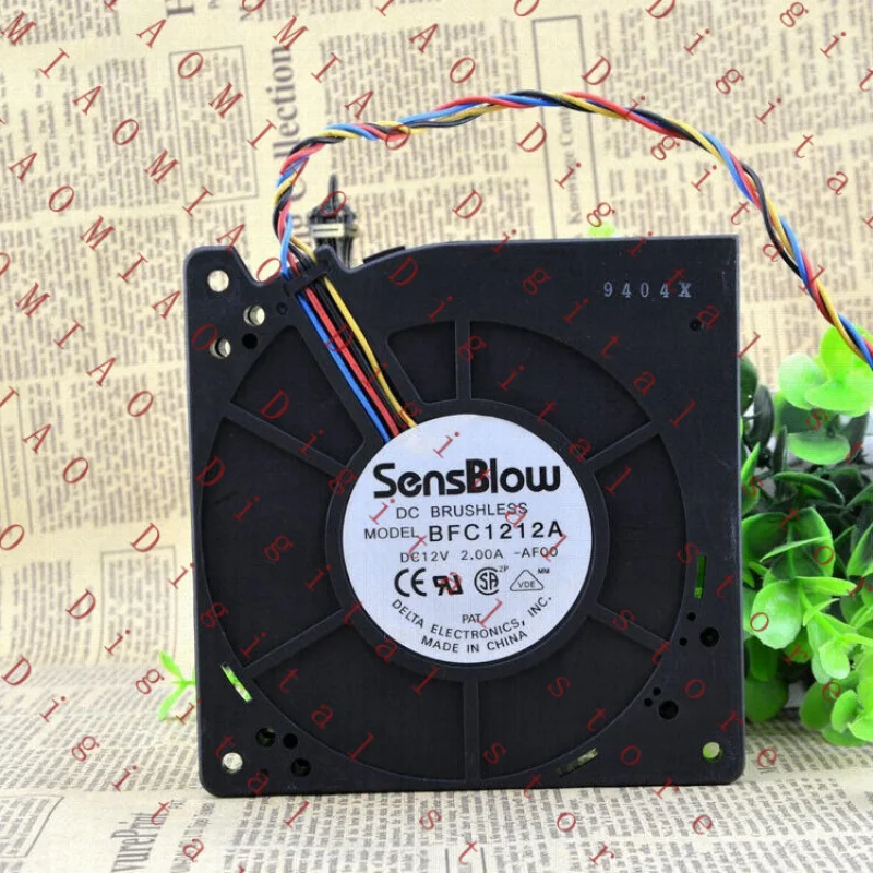 

RV 1PCS For Delta BFC1212A 12032 12CM 12v 2.00A Turbo Blower Cooling Fan