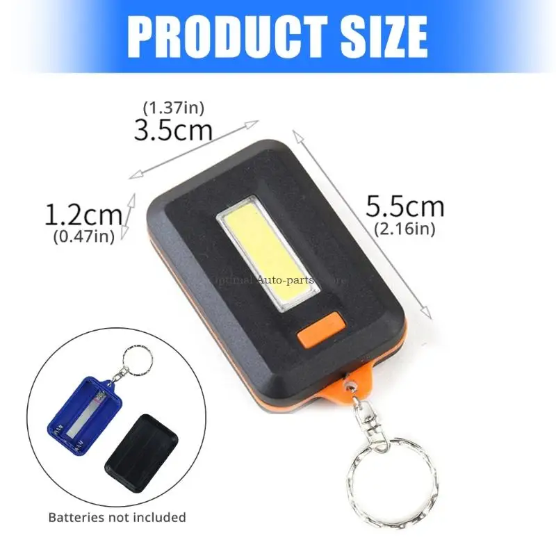 

Keychain Flashlight Mini Emergency Light for Camping 3 Light Modes Portable