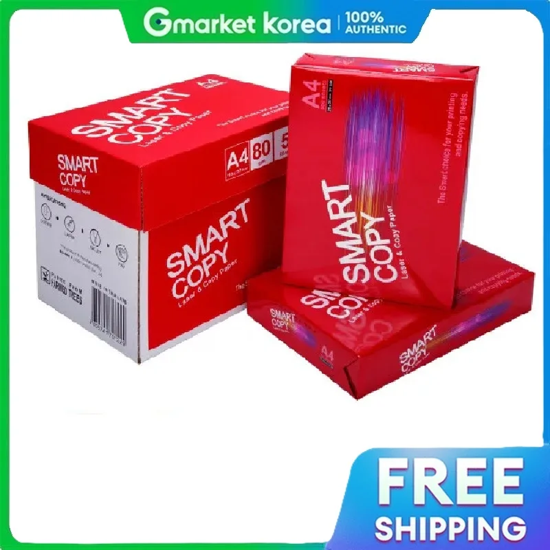 Double A | Giấy A4 Smart copy 80g 1 thùng (2500 tờ)