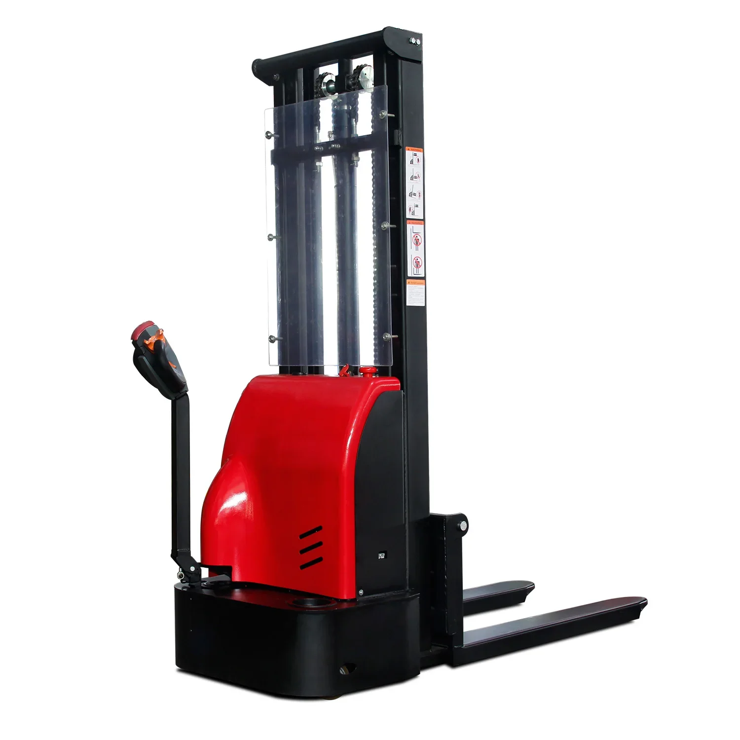 1.5ton Rubber wheel Electric Stacker Rough Terrain Electric Stacker Counterbalance stacker outdoor lifter