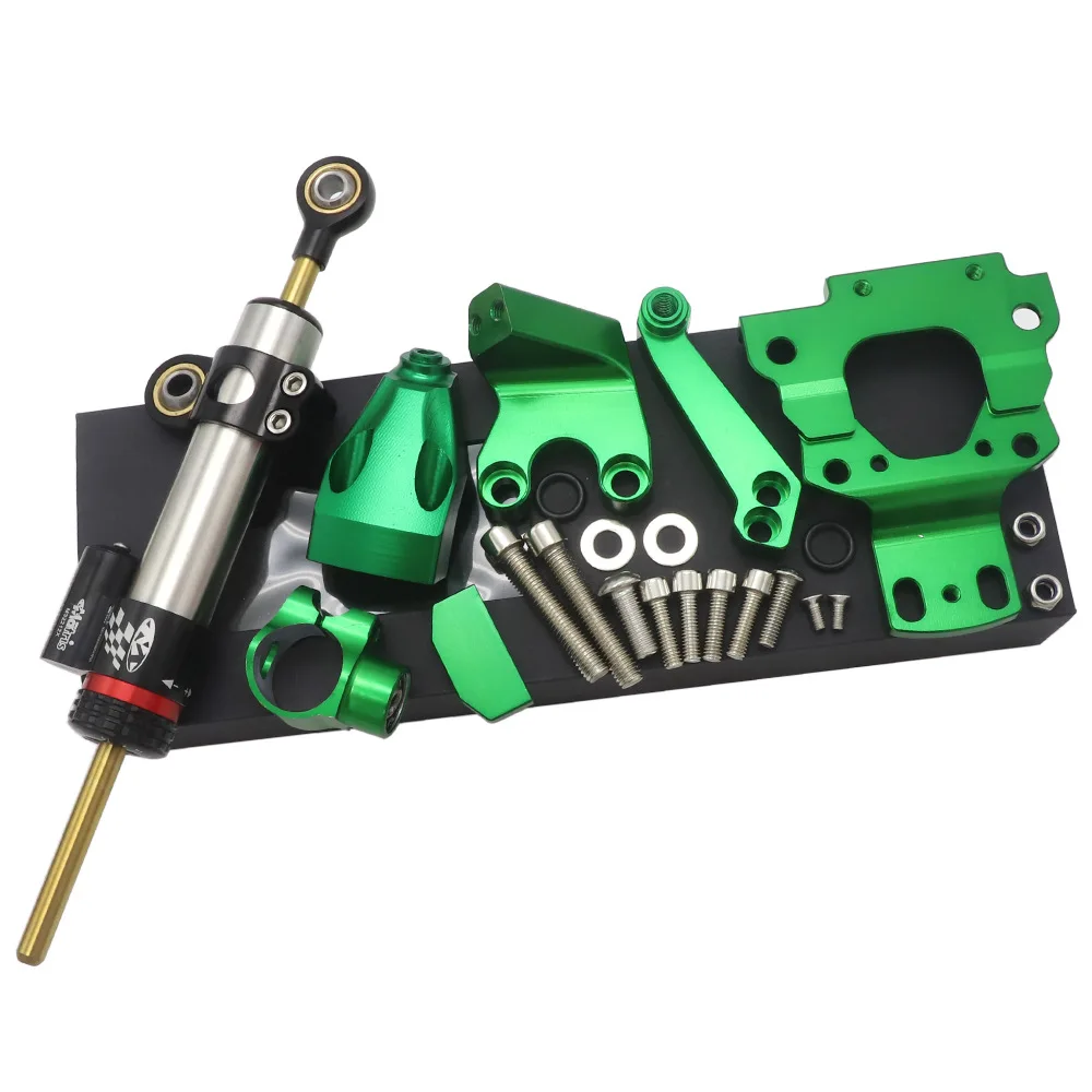 

For Z650 Motorcycle Stabilizer Steering Shock Absorber Damper Titanium Ruler
