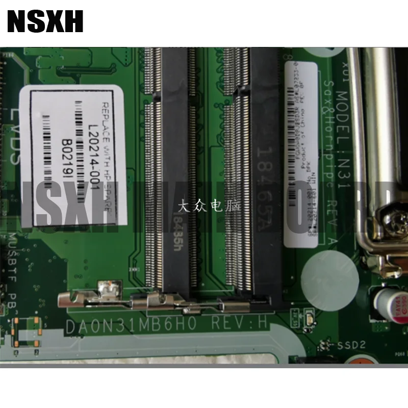 For 800 G4 All-in-one Motherboard DA0N31MB6H0 REV:H L20214-001 L20214-601 L07233-001 L07233-003 AIO Mainboard LGA 1151 DDR4