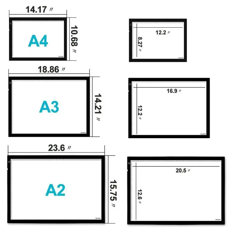 A3 Electronic Touch Switch Tatoo Sketch Light Pad Drawing Stencil Led Tracing Board