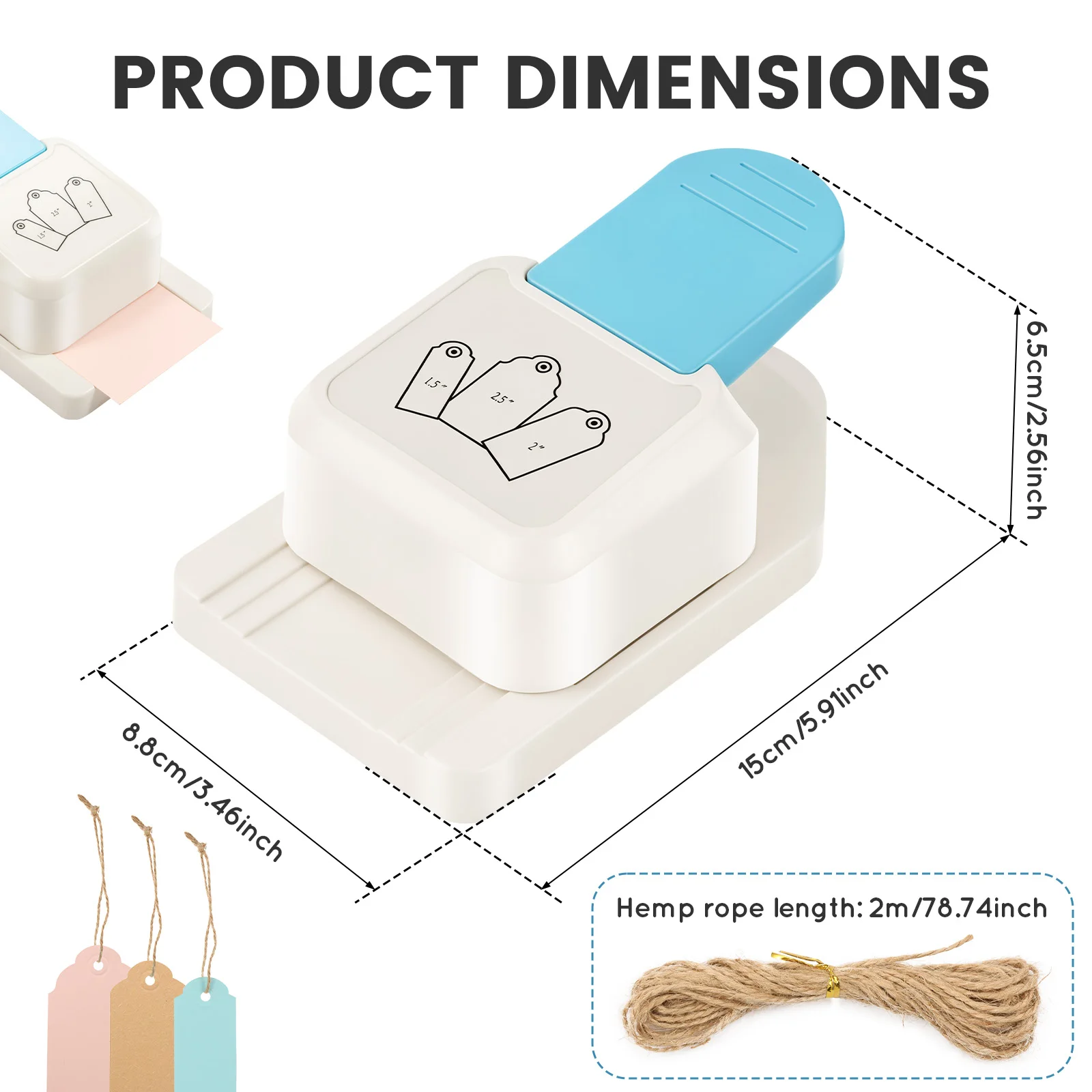 3 In 1 Label Hole Punch 1.5
