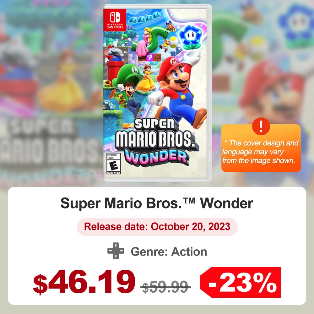 スーパーマリオ Nintendo Switch ゲーム マリオブラザーズ ワンダー