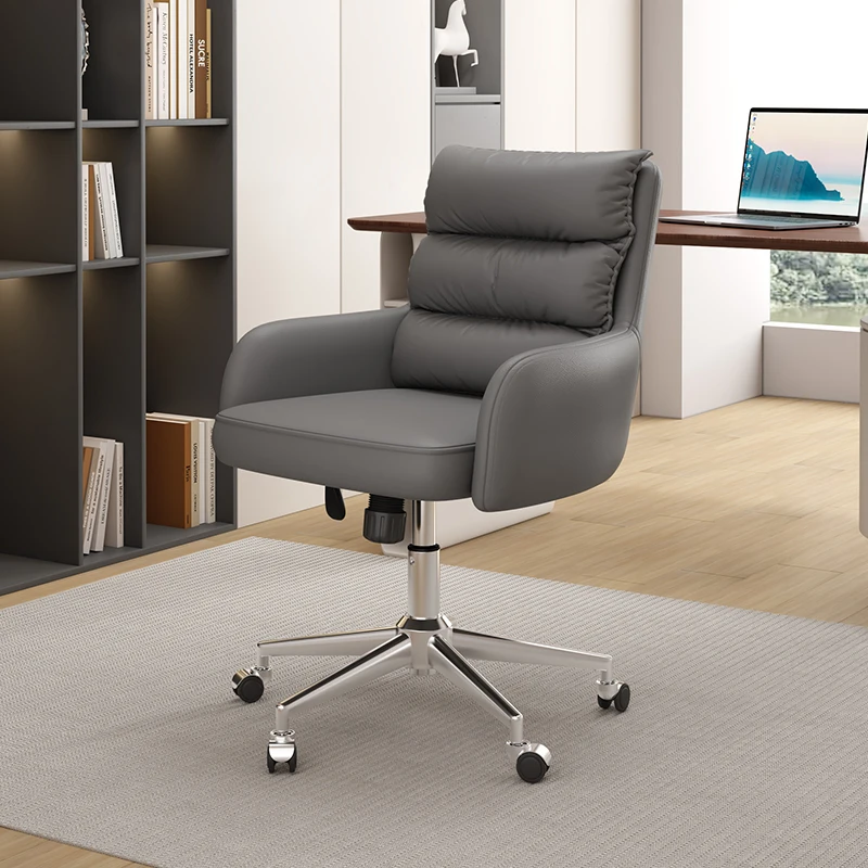 

Leather Back Support Office Chairs Swivel Modern Gaming Ergonomic Office Chairs Mobile Executive Cadeira Furniture Accessories
