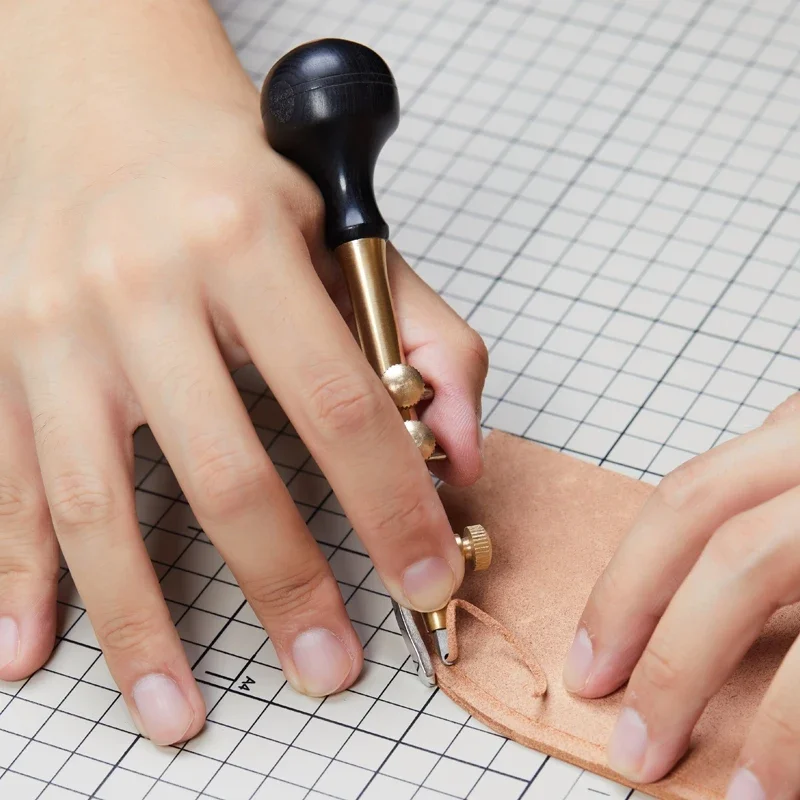 

Многофункциональный инструмент, можно регулировать кожаные изделия, нож для обработки канавок, сделай сам, кожаное ремесло, ручное шитье, инструменты для изготовления ниток и канавок