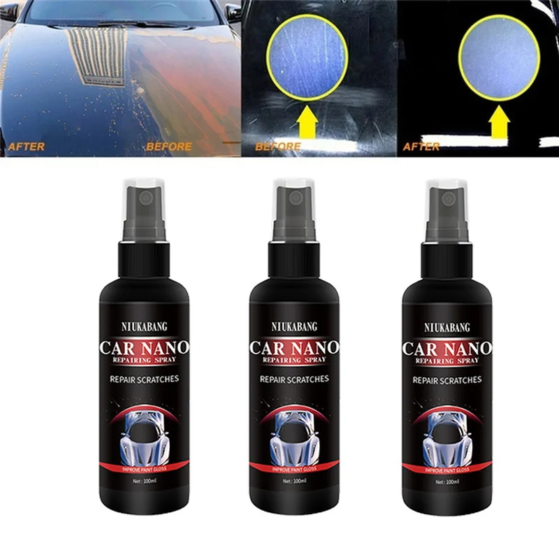 100ml/50ml Car Scratch Removal Spray Repair Nano Spray Scratches  Repairing Car Ceramic Coating Glass Polishing Paste Liquid