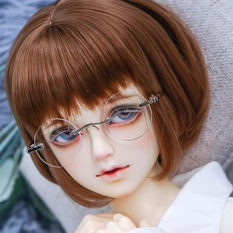 D04-A333 children handmade toy 1/3 Uncle MSD Doll BJD/SD GSC doll Accessories Rimless glasses round lenses 1pcs