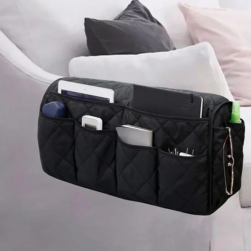 Sofa Armrest Organizer Couch Side Storage Bag Remote Control Phone Holder Hanging Caddy Living Room Furniture Accessories