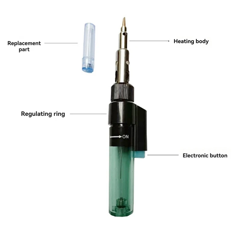 Portable Welding Solder Tool Professional Small Gas Soldering Iron Pen Household Heat-Resistance Practical Accessories-A62I view 3