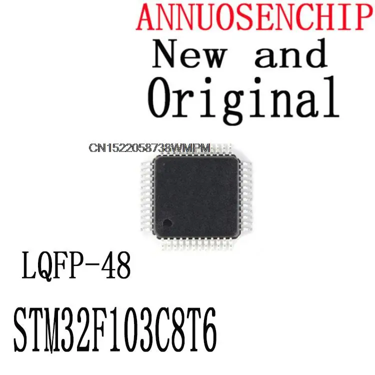 50PCS STM32F103   LQFP-48   New original  IC STM32F103C8T6