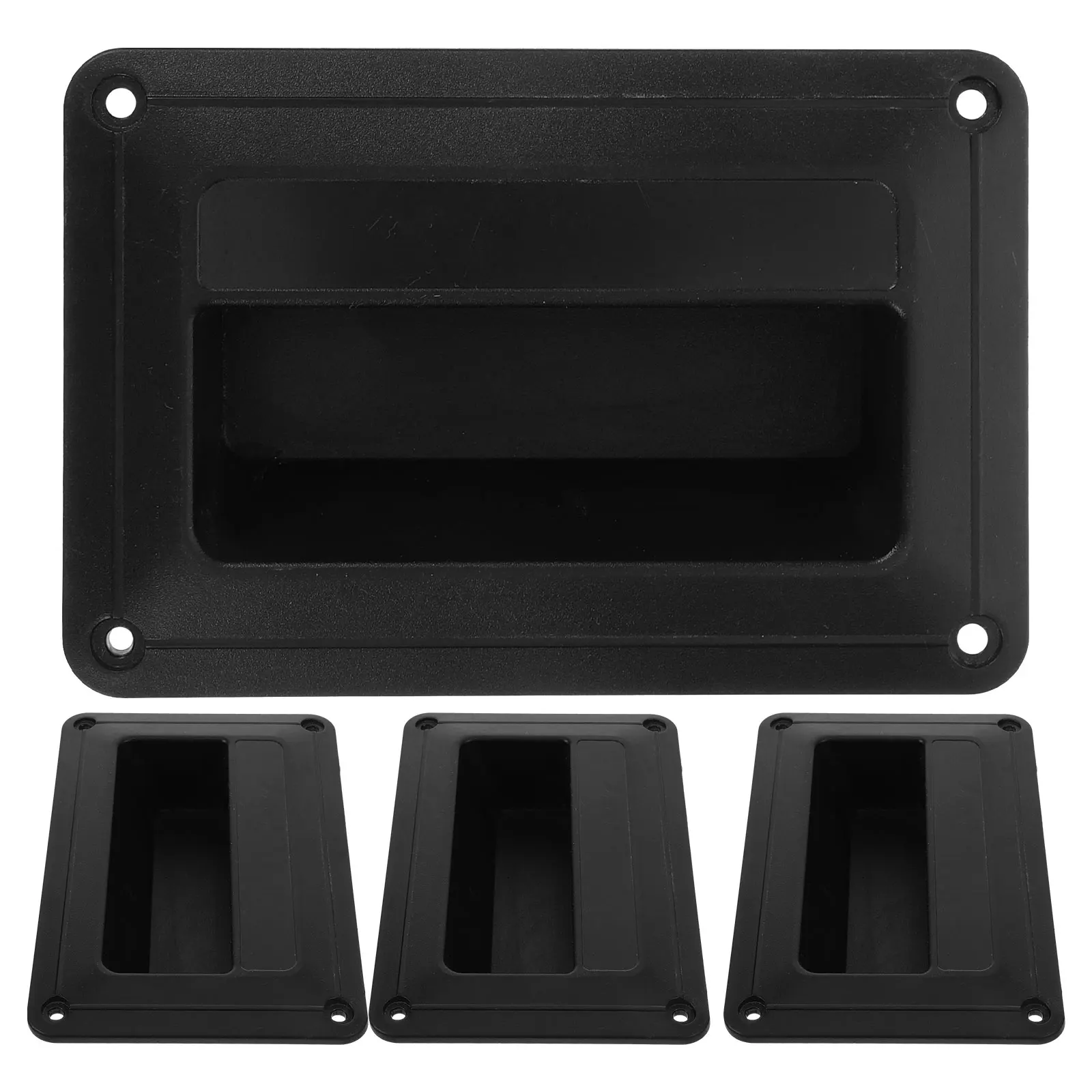 

4 pcs Speaker Side Handle Plastic Sturdy Replacement Audio Speaker Parts Useful Design Easy Install