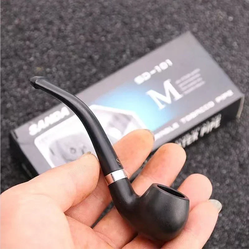 

retro Smoking Pipe Removable to Clean Tar Filtration Tobacco tube Portable Creative Reduce Smoke filter Smoke Accessories