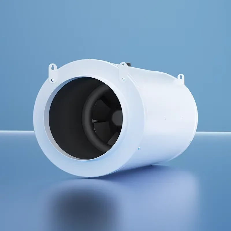 New 10 Inch Silent Hydroponic Tent Greenhouse Ventilation EC Inline Fan Ducted Fan