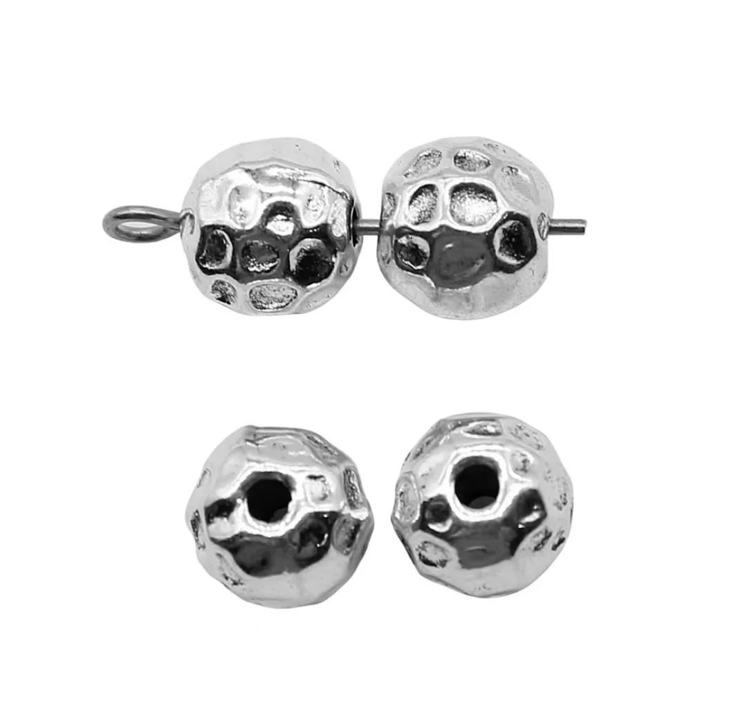 

20pcs 7x8mm Zinc alloy metal tibetan silver plated bead T0609 for jewelry making