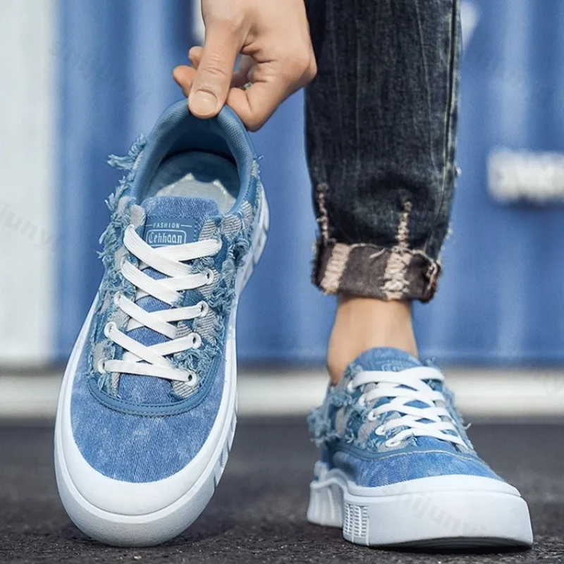 

Осень 2023, новый нишевый дизайн, мужские низкие кеды, толстые повседневные парусиновые туфли, модные трендовые универсальные удобные кроссовки на платформе