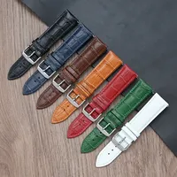 Cowhide Genuine Leather Strap 12 13 14 15 16 17 18 19 20 21 22 23 24 26mm for Seiko Tissot Quick Release Universal Watch Band