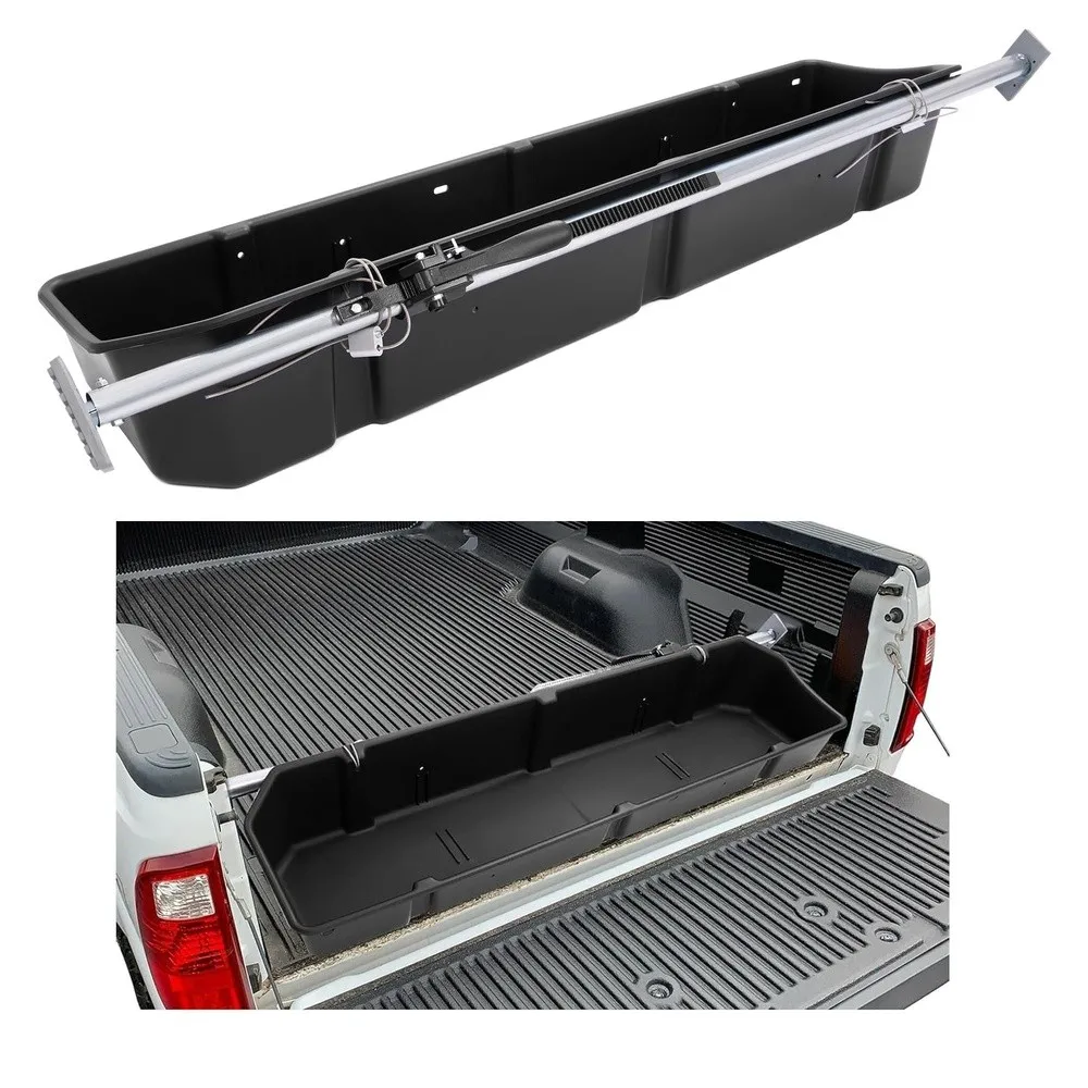 Full Size Truck Bed Storage Box Universal 55 69 Inch Wide Adjustable