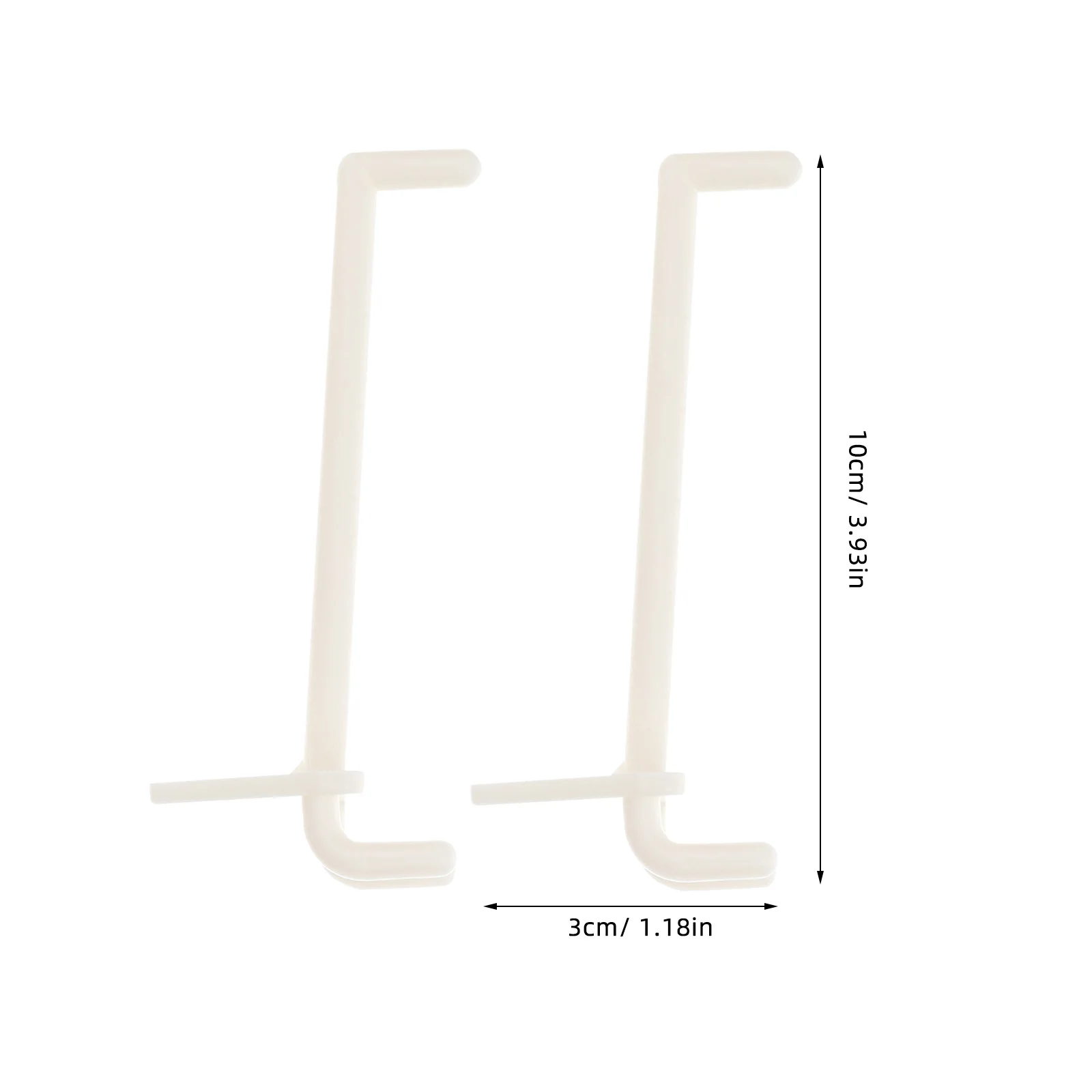 100 قطعة خطافات Pegboard ABS العالمي الوتد مجلس أداة تخزين فائدة السنانير لورشة المرآب عرض المطبخ