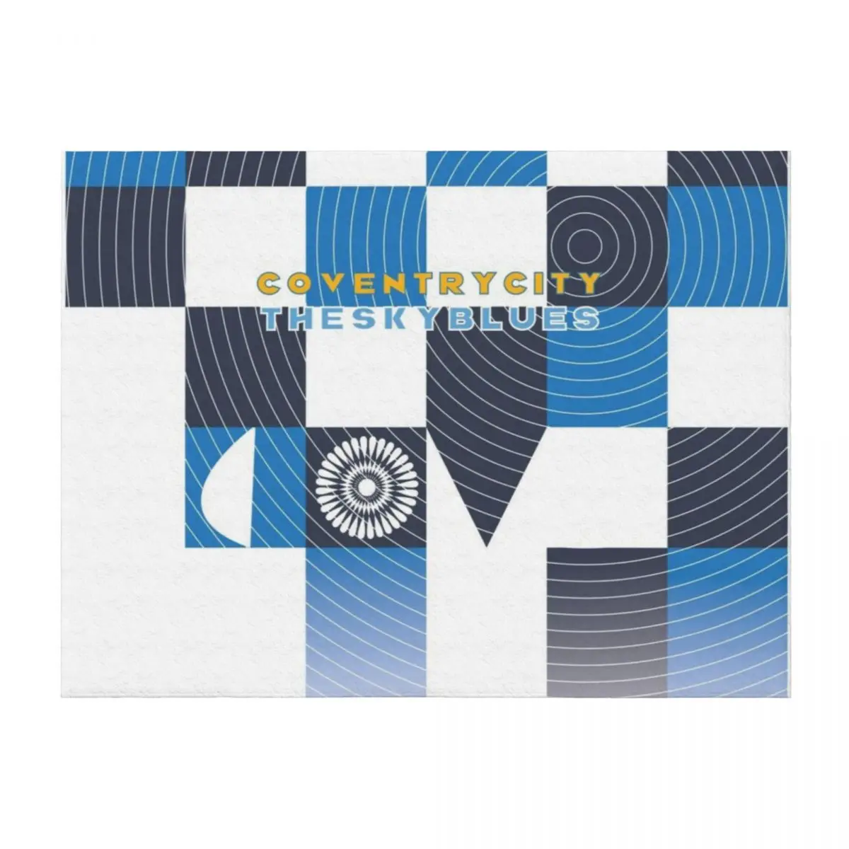 

Coventry City - The Sky Blues Throw Blanket Comforter Vintage Furry Travel Blankets