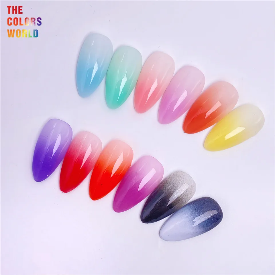 TCT-908 Ombre Nail Design Nails Glitter Powder with Spray Bottle Acrylic Powder Nail Shadow Spray Ombre Nail Mist Gradual Effect