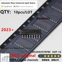 Aoweziic 2023 + 10 pçs/lote 100% Novo Importado Original IRS2092STRPBF IRS2092STR IRS2092S SOP-16 Amplificador de Potência de Áudio