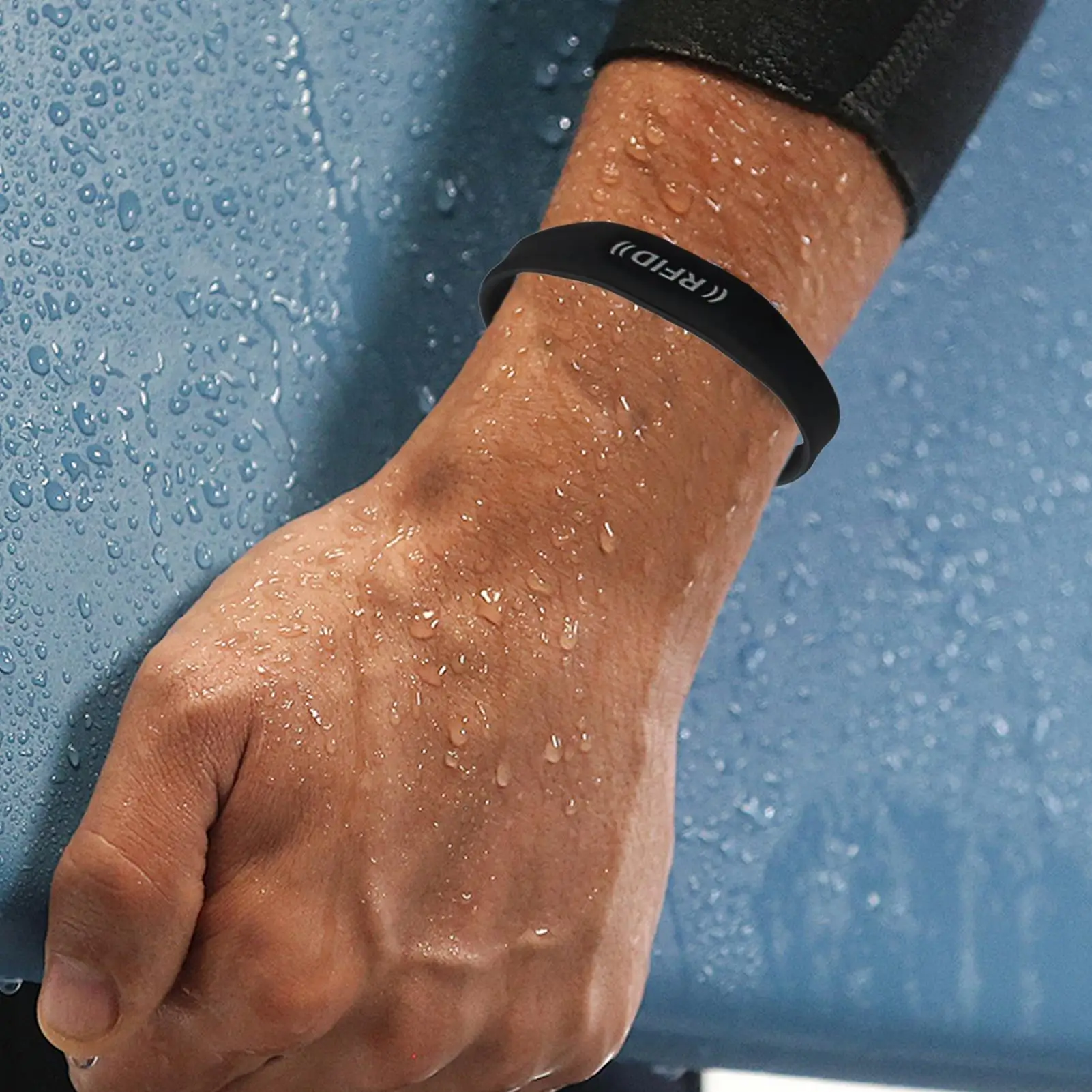 التحكم في الوصول سوار إدارة التخزين معصمه تحديد مقاوم للماء معصمه لمراكز الألعاب الحدائق المائية 13.56 ميجا هرتز