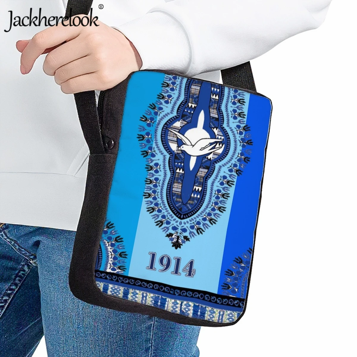 Jackherelook Fashion Phi Beta Sigma Sorority Print Women's Shoulder Bag New Hot Party Messenger Bag Casual Shopping Shoulder Bag