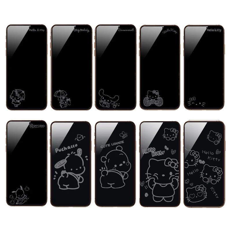 �y�Z�[�����z���킢���n���[�L�e�B �N���~ �����K���X�t�B���� iPhone 17 Pro Max 16 15 14 �ϏՌ��ی�X�N���[���J�o�[ �v���e�N�^�[�t�B����