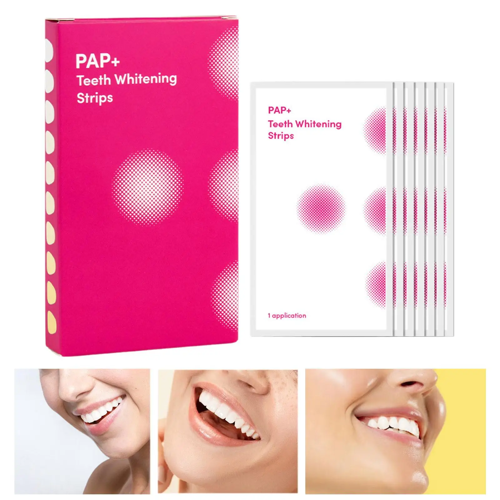 4 × مزيل شرائط تبييض الأسنان للبالغين، سهل الاستخدام للمواعدة والمكتب والمنزل #5