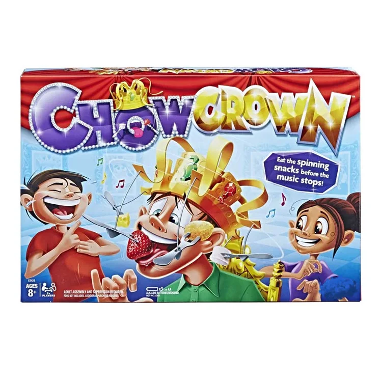 Chow Crown Food Hat Funny Trick Party Bubble Crab party prop game toy parent-child interaction games for kid party birthday gift