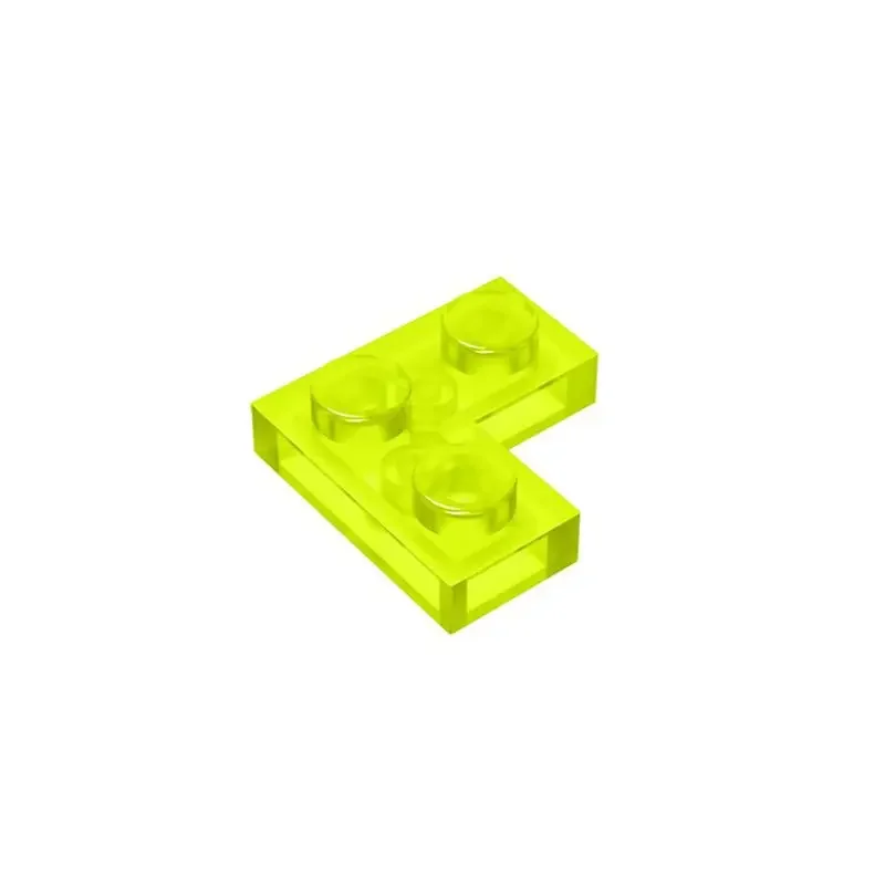 MOC 10 Buah Bagian Batu Bata 2420 Pelat 2X2 Set Blok Bangunan Papan Teknologi Tinggi Partikel Bata Sudut DIY Mainan Puzzle Hadiah Ulang Tahun Anak