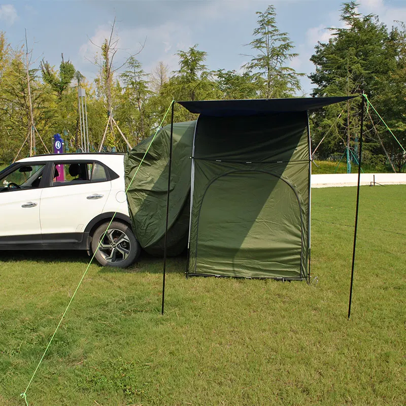 tailgate tent for suv 2 person, tent for hatchback car fishing,hiking, sports, hatchback tents for camping large space