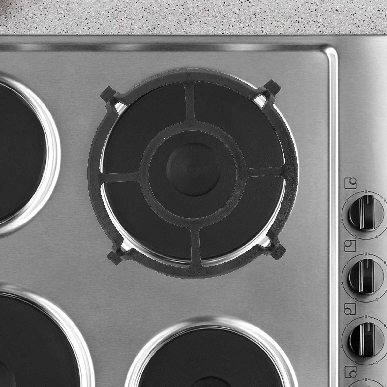 

Pot Stand Gas Range Pan Stove Burner Ring Support Frame Cooktop Grate Rack Iron Hob Cast Iron Stove Grates Non Slip Wok Stand