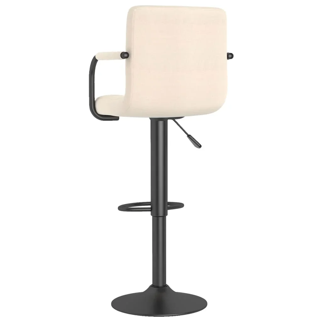 Creme Tecido Bar Stool, Sala de jantar Cadeiras, Mobiliário de escritório, Luxury Home Cafe Counter, Counter Stool