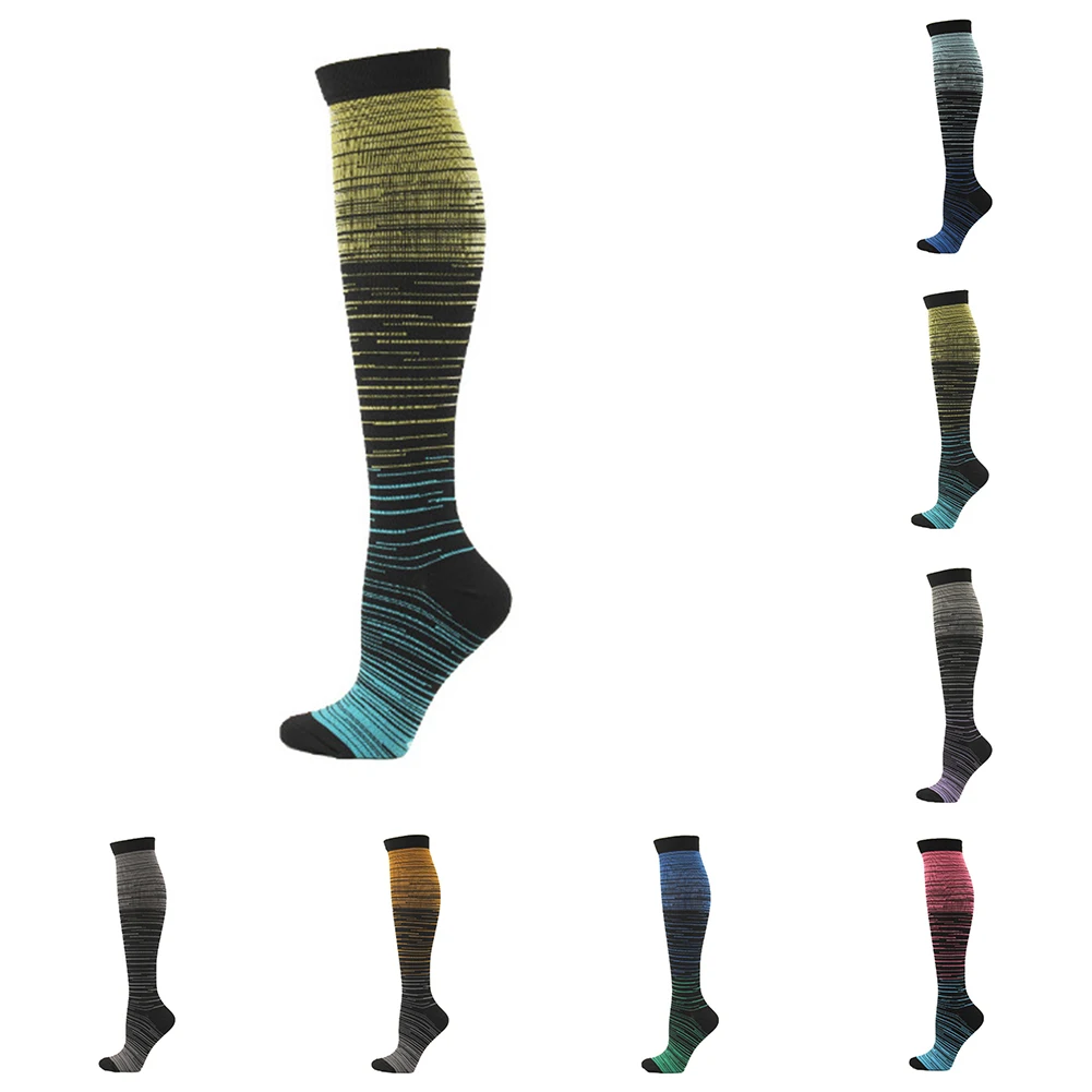 Pour les varices chaussettes de récupération de cyclisme récupération sportive activités de plein air couleur A,B,C,D,E,F,G matériau en nylon rapide à porter
