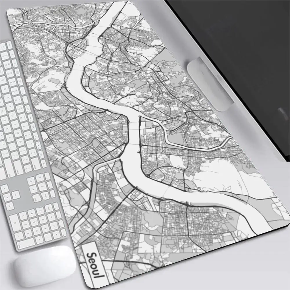 

Ins Travel Country Sketch City Map Mouse Pad Mouse Pad Desk Mouse Pad Cute HD Desk Pad Extended Gaming Keyboard Mats Large Gamer