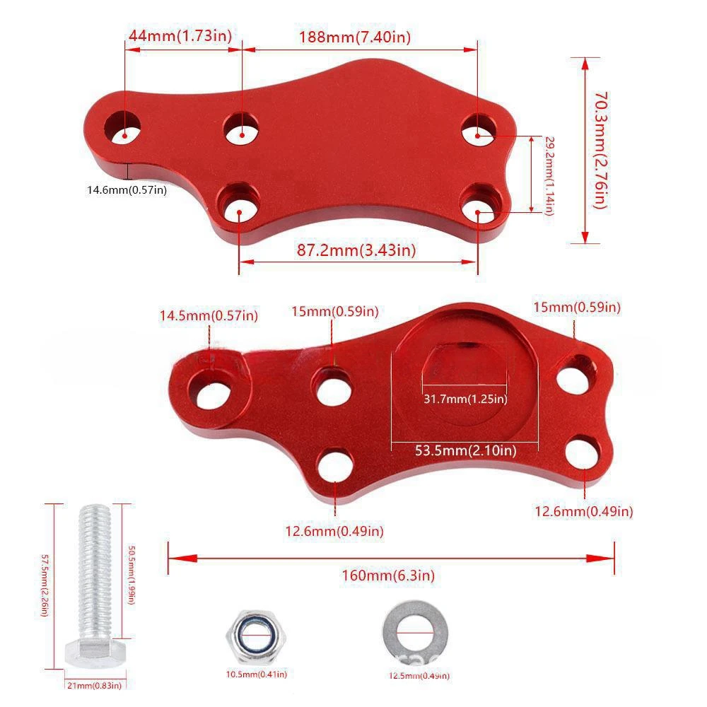 The car modification large angle steering kit is suitable for the Toyota JZX100 Lexus IS200IS300 package