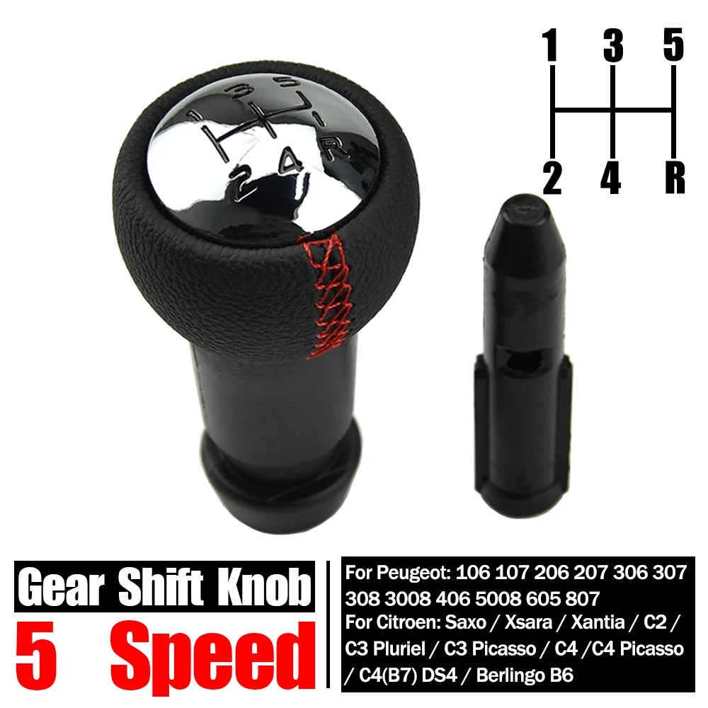 Gear Shift Knob Hand For Peugeot 106 107 205 206 207 306 307 308 309 405 406 407 508 605 607 for Citroen C1 C3 C4