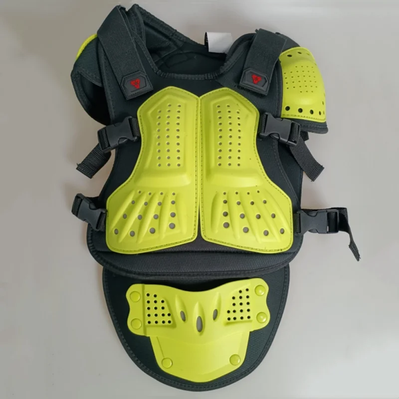 Kids Motorcycle Riding Body Armor/Elbow Knee Protector Children Motocross Back Vest Chest Off-Road Moto Cycling Protective Gear