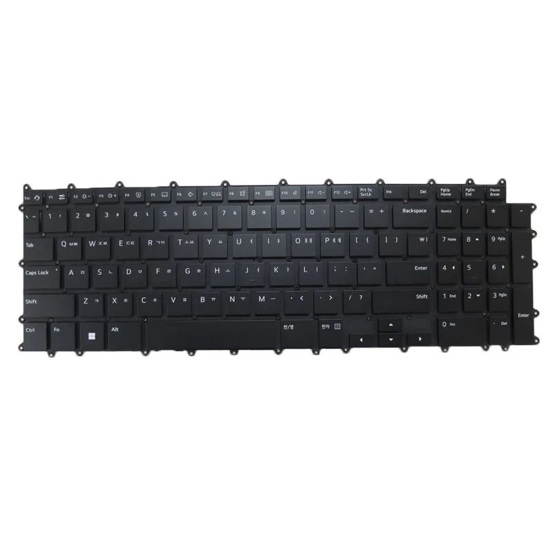 Laptop Keyboard With Backlit For LG 17Z95P 17Z95P-G 17Z95P-K Korean KR Black NO Frame New