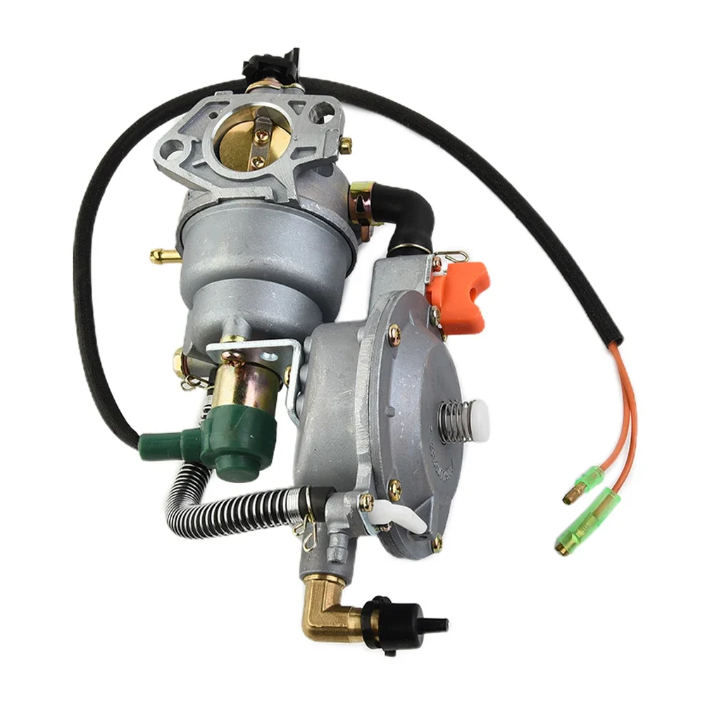 Carburetor Kit Dual Fuel Carburetor Aluminum Alloy Construction Compatible With 439cc Engines For High-Power Generators