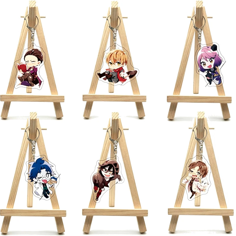 55MM Anime Angels of Death‌ Figure Rachel Gardner Isaac Foster Daniel Dickens Edward Mason Acrylic Keychain Cute Gifts
