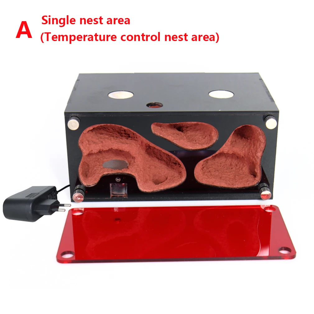 Acryl Mier Boerderij Temperatuurregeling Beton Mier Nest Oneindige Uitbreiding Insect Huis Kolonie Drinker Anthill Kit Accessoires