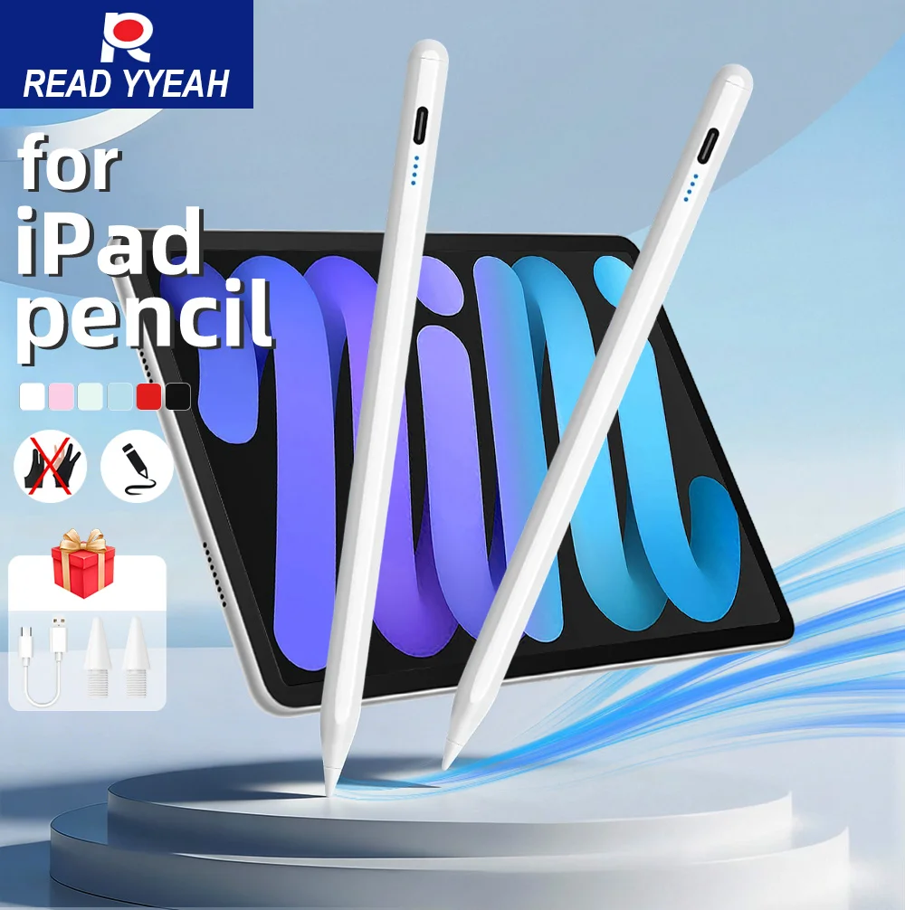 

Stylus Pen For Apple Pencil with LED Power Indicators ,Palm Rejection Touch Pencil for 2018 2019 2020 2021 2022 iPad pencil